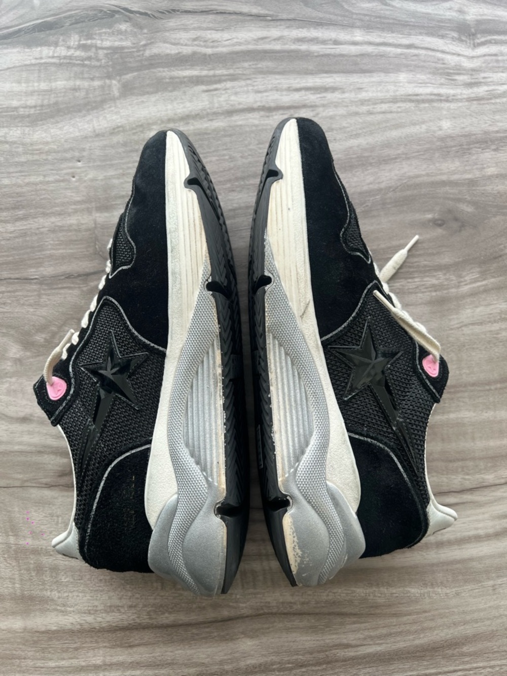 Golden Goose Running Sole Black Size 9.5 Women’s (Eu 40)/ 8 Men’s - Picture 2 of 9